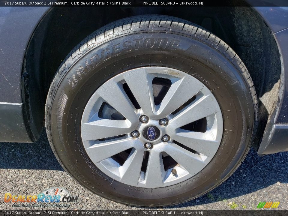 2017 Subaru Outback 2.5i Premium Carbide Gray Metallic / Slate Black Photo #9