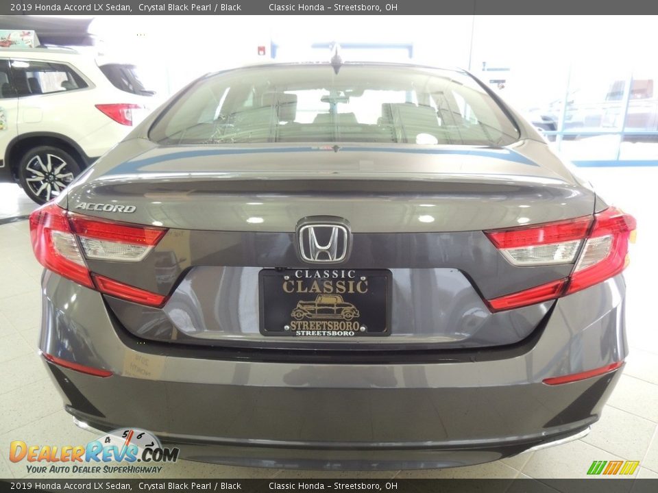 2019 Honda Accord LX Sedan Crystal Black Pearl / Black Photo #6