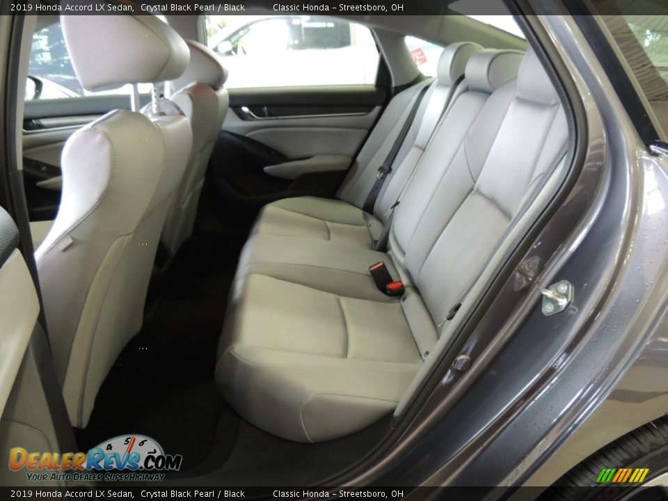 2019 Honda Accord LX Sedan Crystal Black Pearl / Black Photo #13