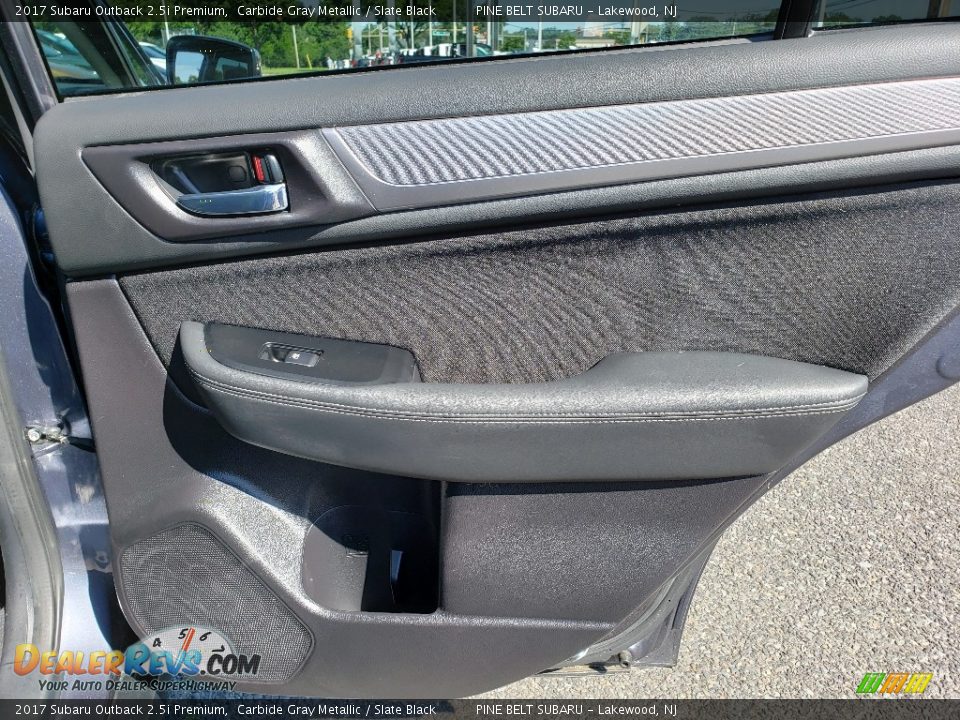 2017 Subaru Outback 2.5i Premium Carbide Gray Metallic / Slate Black Photo #15