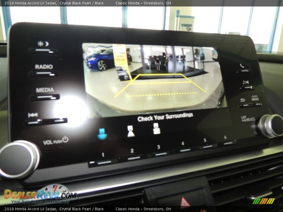 2019 Honda Accord LX Sedan Crystal Black Pearl / Black Photo #16