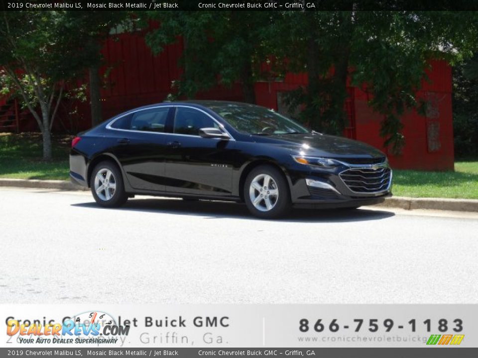 2019 Chevrolet Malibu LS Mosaic Black Metallic / Jet Black Photo #1