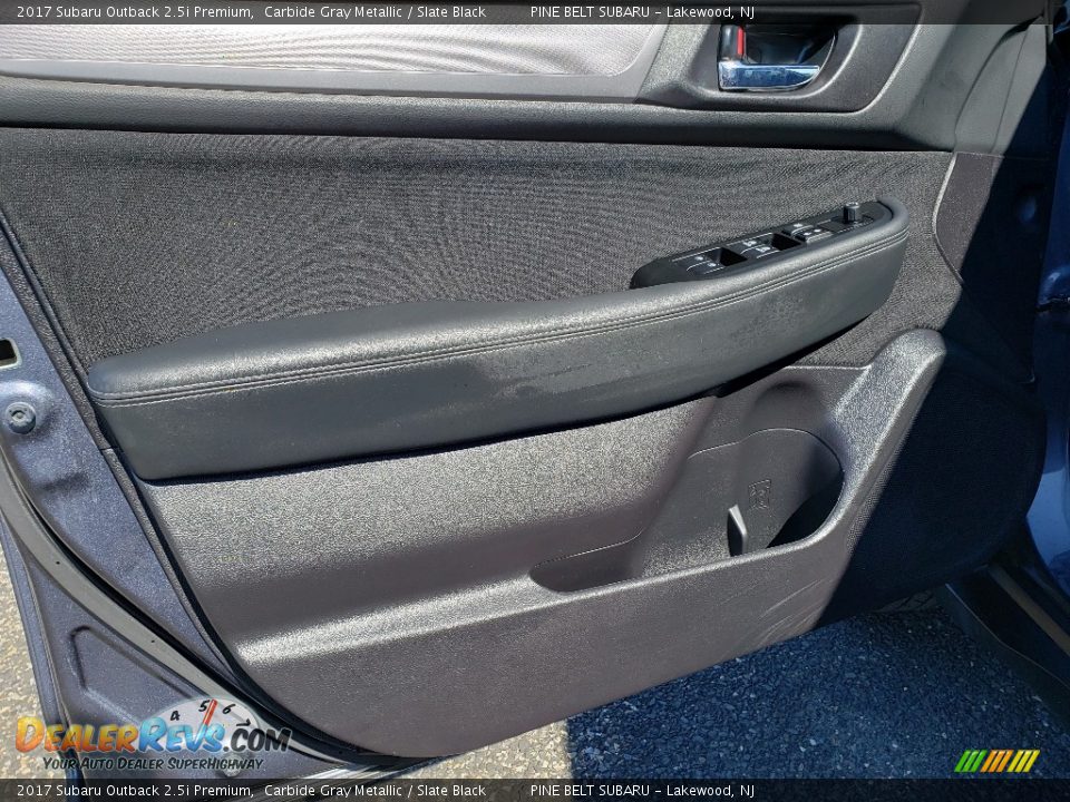2017 Subaru Outback 2.5i Premium Carbide Gray Metallic / Slate Black Photo #24