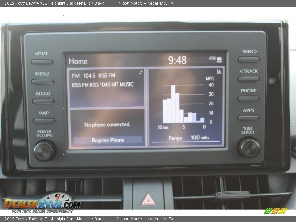 2019 Toyota RAV4 XLE Midnight Black Metallic / Black Photo #15