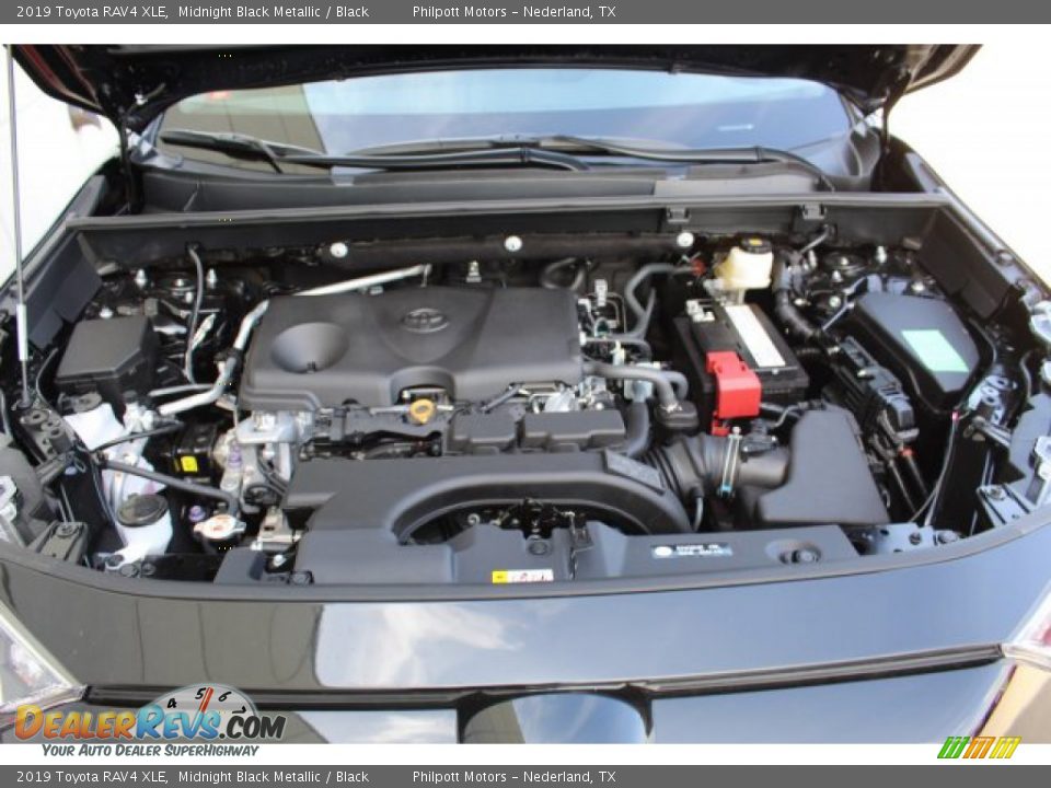 2019 Toyota RAV4 XLE Midnight Black Metallic / Black Photo #25