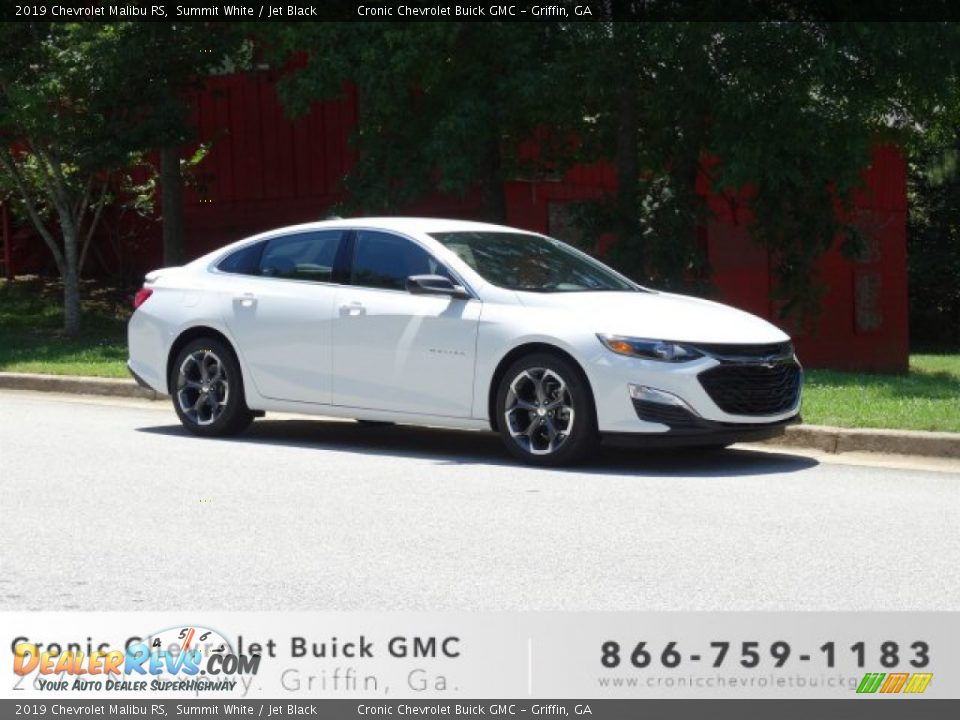 2019 Chevrolet Malibu RS Summit White / Jet Black Photo #1