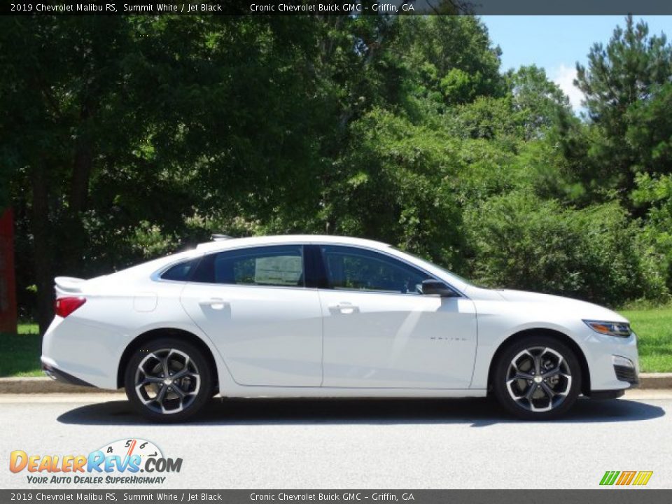 2019 Chevrolet Malibu RS Summit White / Jet Black Photo #2