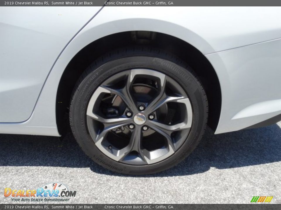 2019 Chevrolet Malibu RS Summit White / Jet Black Photo #10