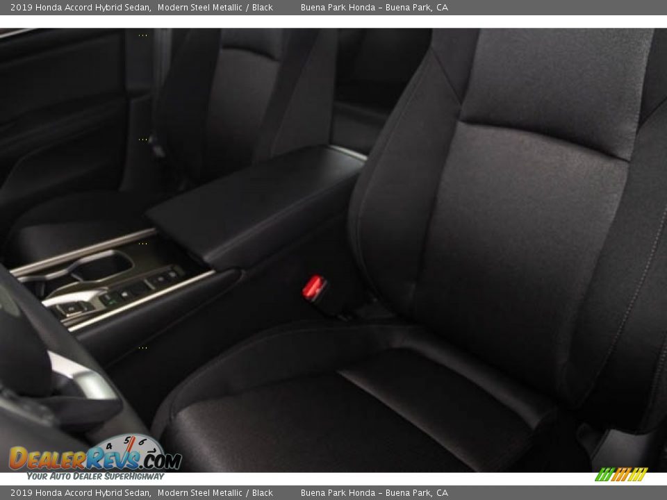 2019 Honda Accord Hybrid Sedan Modern Steel Metallic / Black Photo #25