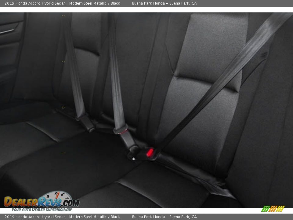 2019 Honda Accord Hybrid Sedan Modern Steel Metallic / Black Photo #26