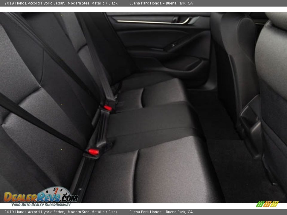 2019 Honda Accord Hybrid Sedan Modern Steel Metallic / Black Photo #28