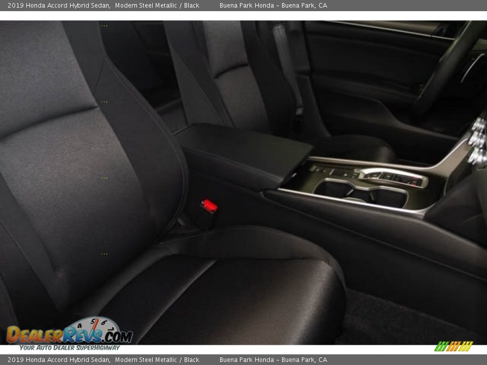 2019 Honda Accord Hybrid Sedan Modern Steel Metallic / Black Photo #31