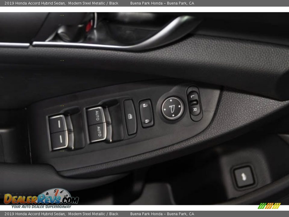 2019 Honda Accord Hybrid Sedan Modern Steel Metallic / Black Photo #34