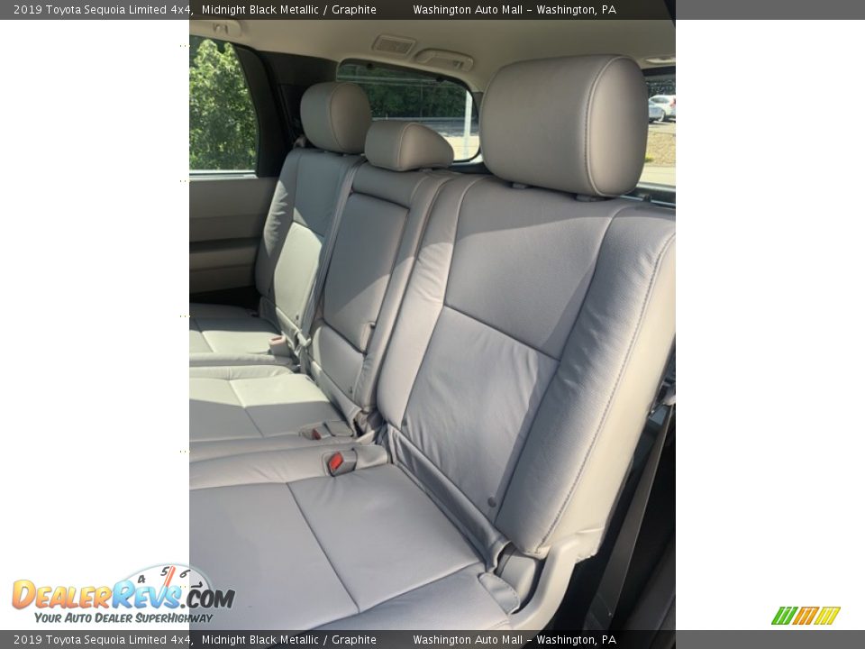 2019 Toyota Sequoia Limited 4x4 Midnight Black Metallic / Graphite Photo #18
