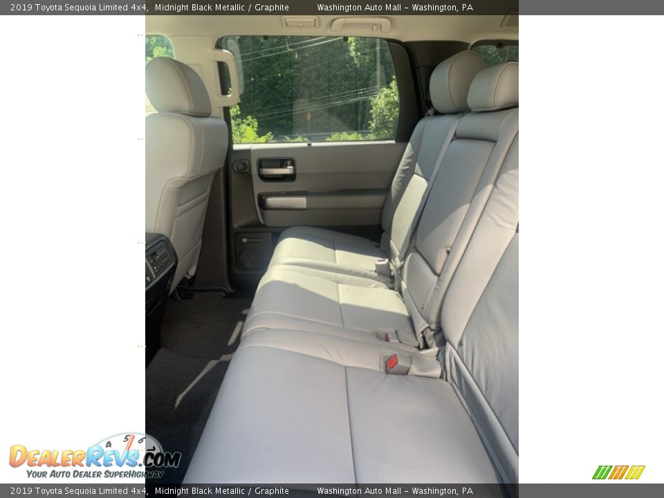 2019 Toyota Sequoia Limited 4x4 Midnight Black Metallic / Graphite Photo #19