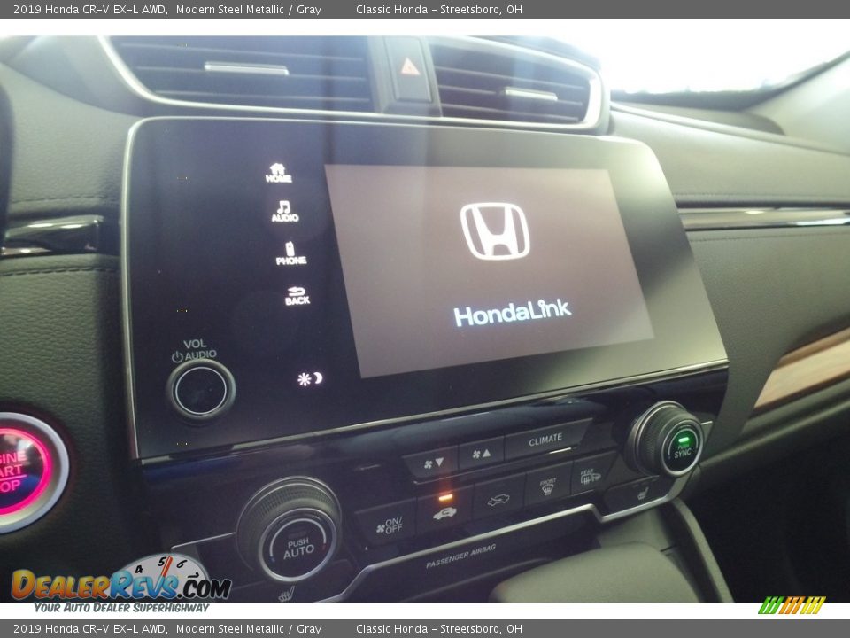 2019 Honda CR-V EX-L AWD Modern Steel Metallic / Gray Photo #11