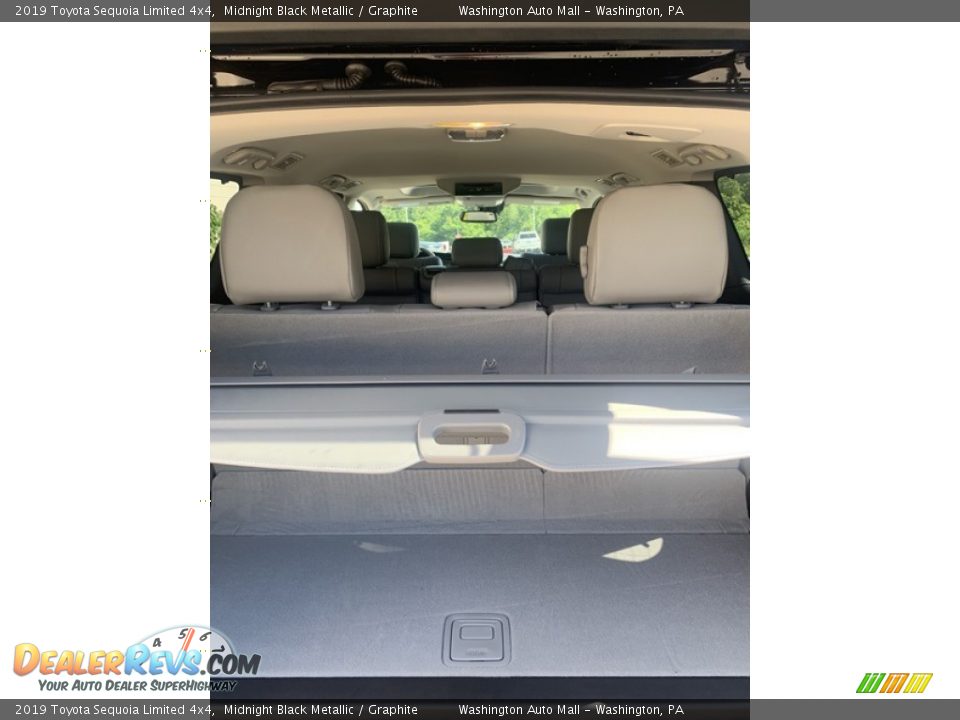 2019 Toyota Sequoia Limited 4x4 Midnight Black Metallic / Graphite Photo #24