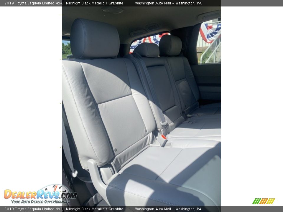 2019 Toyota Sequoia Limited 4x4 Midnight Black Metallic / Graphite Photo #28