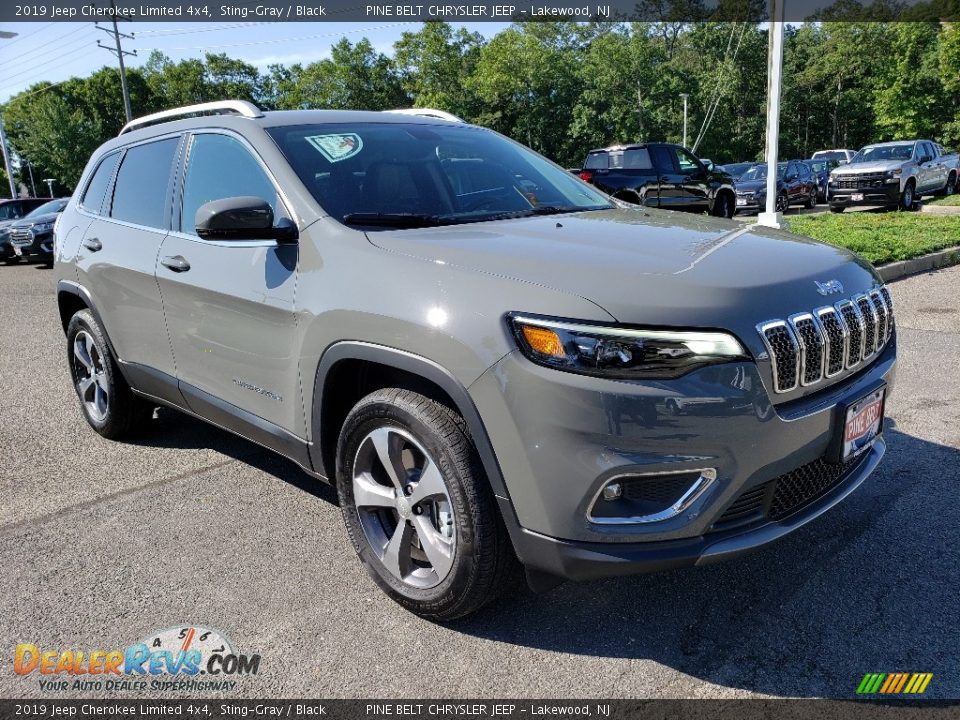 2019 Jeep Cherokee Limited 4x4 Sting-Gray / Black Photo #1