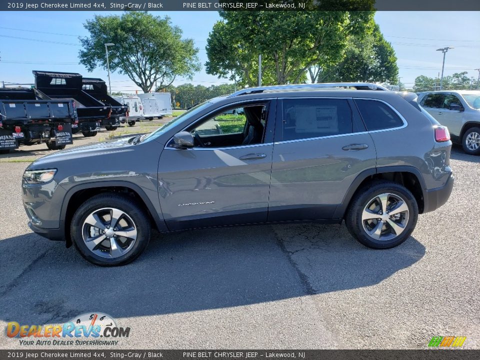 2019 Jeep Cherokee Limited 4x4 Sting-Gray / Black Photo #3