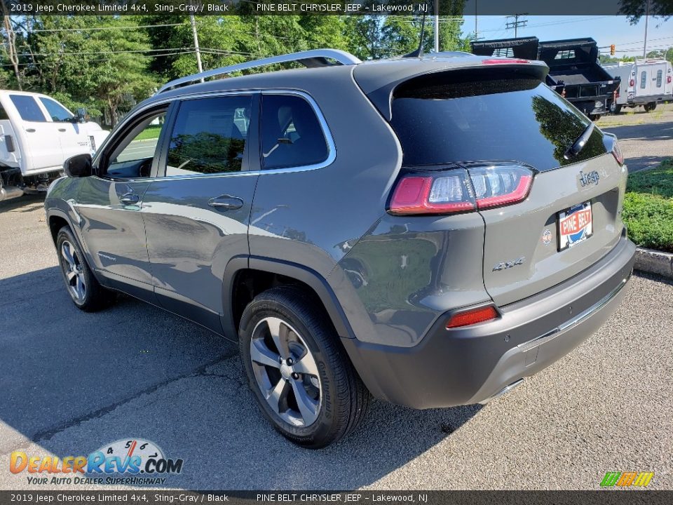 2019 Jeep Cherokee Limited 4x4 Sting-Gray / Black Photo #4