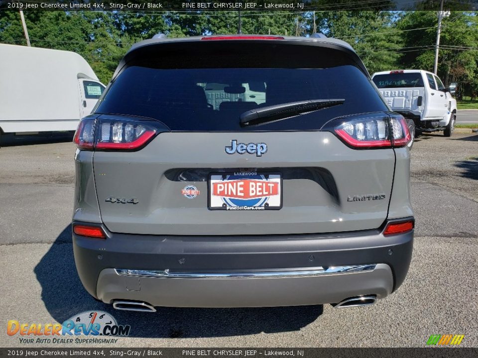 2019 Jeep Cherokee Limited 4x4 Sting-Gray / Black Photo #5