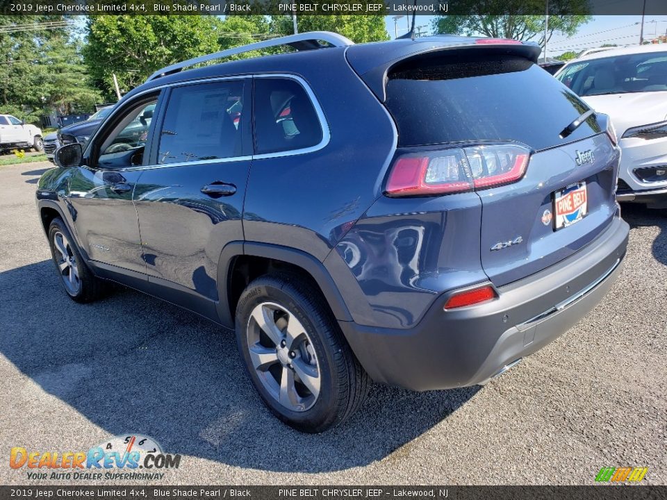 2019 Jeep Cherokee Limited 4x4 Blue Shade Pearl / Black Photo #4