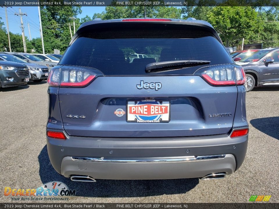 2019 Jeep Cherokee Limited 4x4 Blue Shade Pearl / Black Photo #5