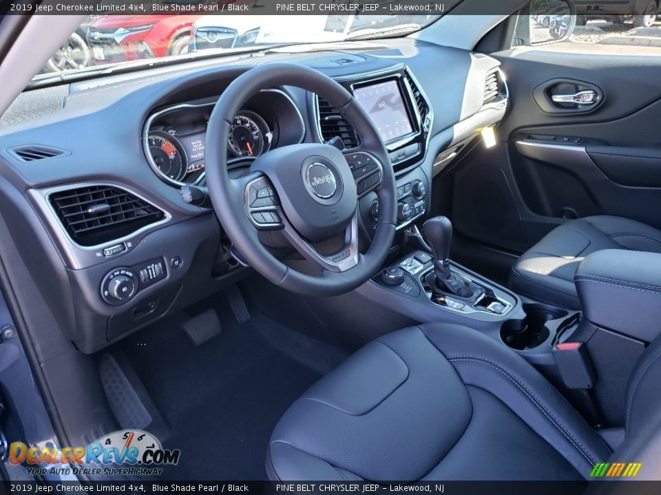 2019 Jeep Cherokee Limited 4x4 Blue Shade Pearl / Black Photo #7