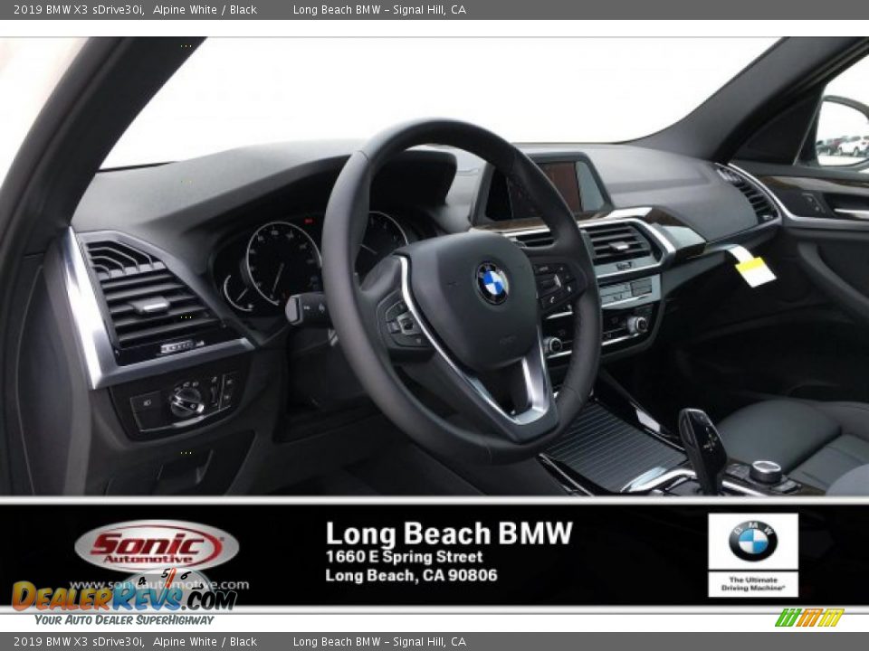 2019 BMW X3 sDrive30i Alpine White / Black Photo #4