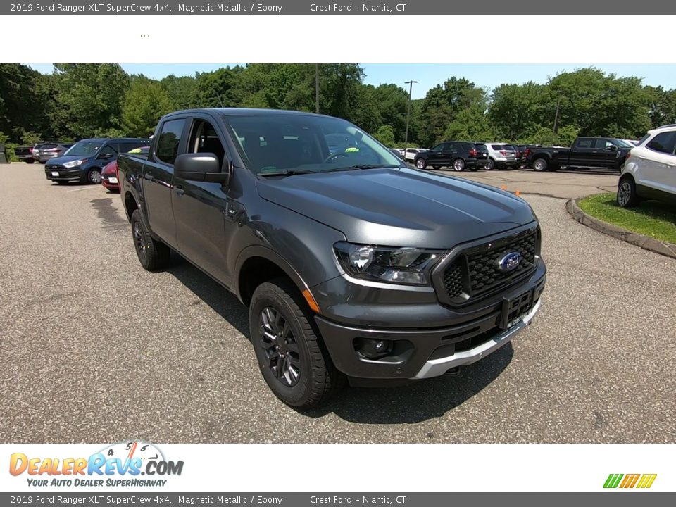 2019 Ford Ranger XLT SuperCrew 4x4 Magnetic Metallic / Ebony Photo #1