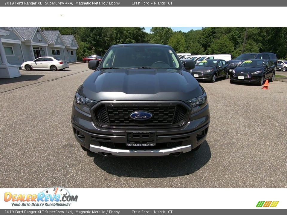2019 Ford Ranger XLT SuperCrew 4x4 Magnetic Metallic / Ebony Photo #2