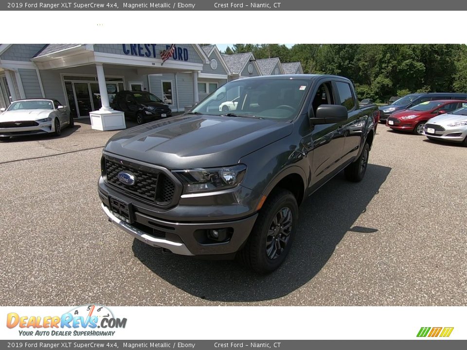 2019 Ford Ranger XLT SuperCrew 4x4 Magnetic Metallic / Ebony Photo #3