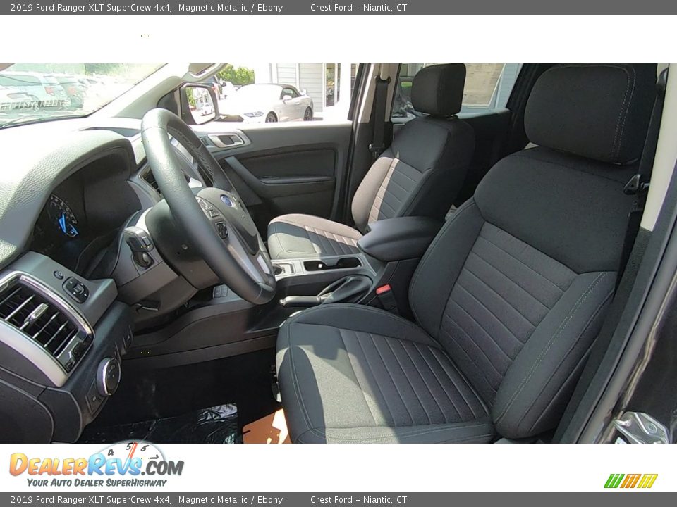 2019 Ford Ranger XLT SuperCrew 4x4 Magnetic Metallic / Ebony Photo #11