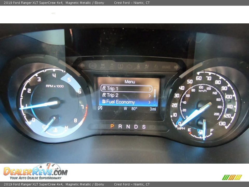 2019 Ford Ranger XLT SuperCrew 4x4 Magnetic Metallic / Ebony Photo #13