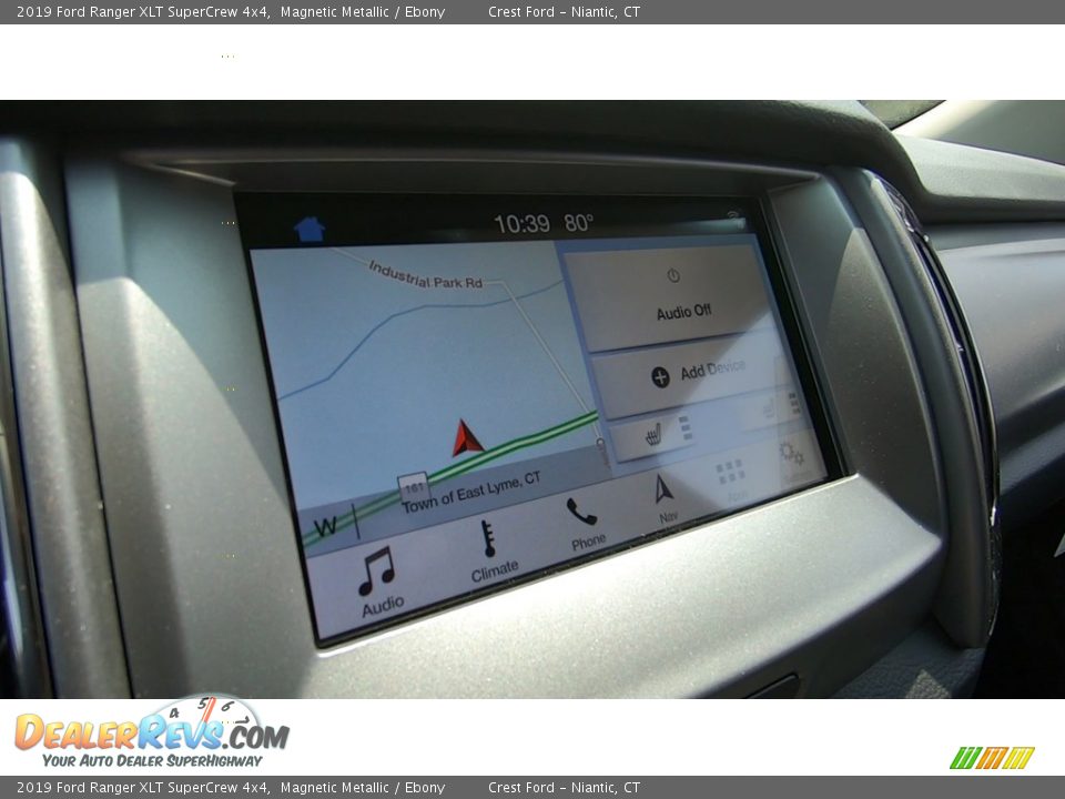 2019 Ford Ranger XLT SuperCrew 4x4 Magnetic Metallic / Ebony Photo #14