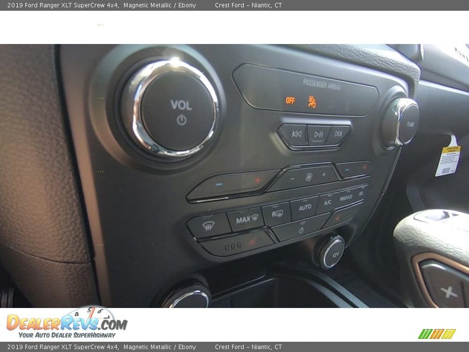 2019 Ford Ranger XLT SuperCrew 4x4 Magnetic Metallic / Ebony Photo #15