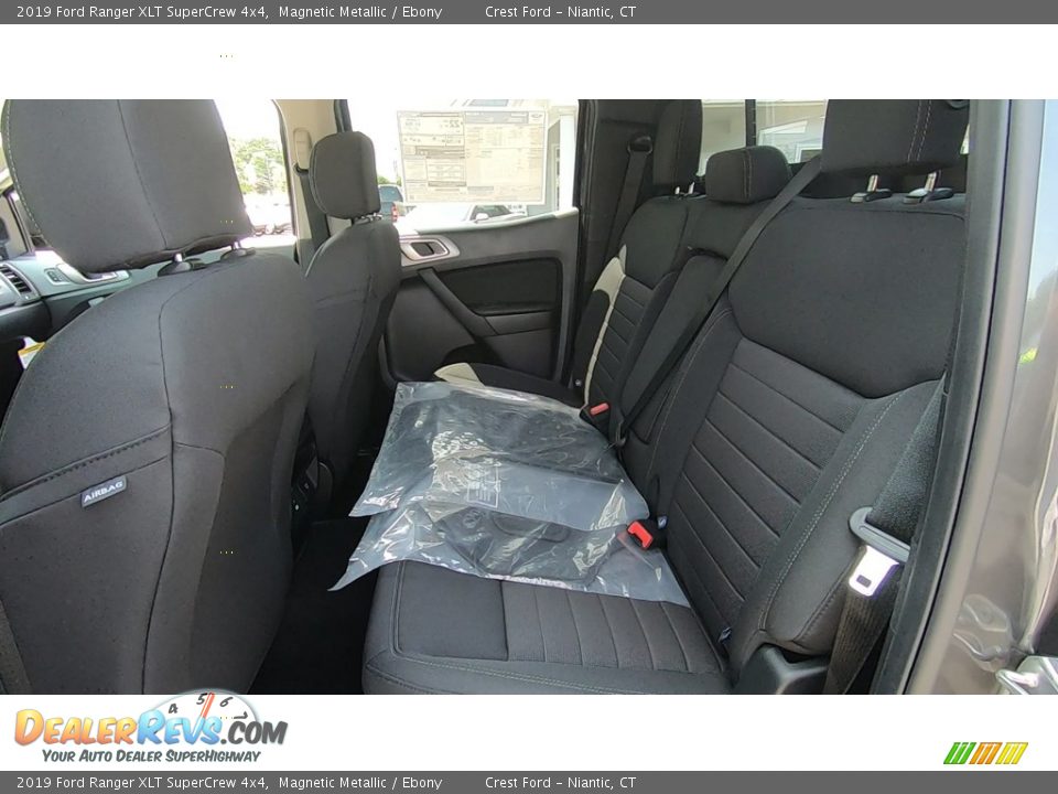 2019 Ford Ranger XLT SuperCrew 4x4 Magnetic Metallic / Ebony Photo #17