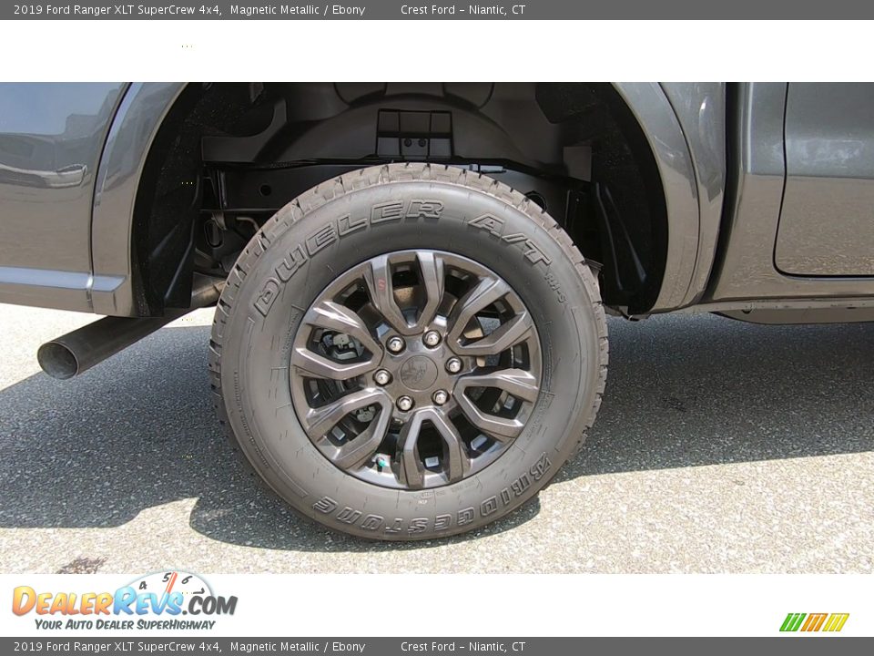 2019 Ford Ranger XLT SuperCrew 4x4 Magnetic Metallic / Ebony Photo #21
