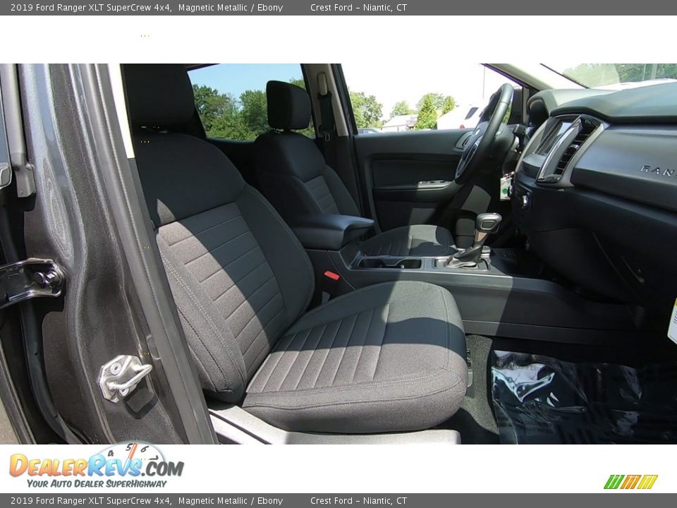 2019 Ford Ranger XLT SuperCrew 4x4 Magnetic Metallic / Ebony Photo #23