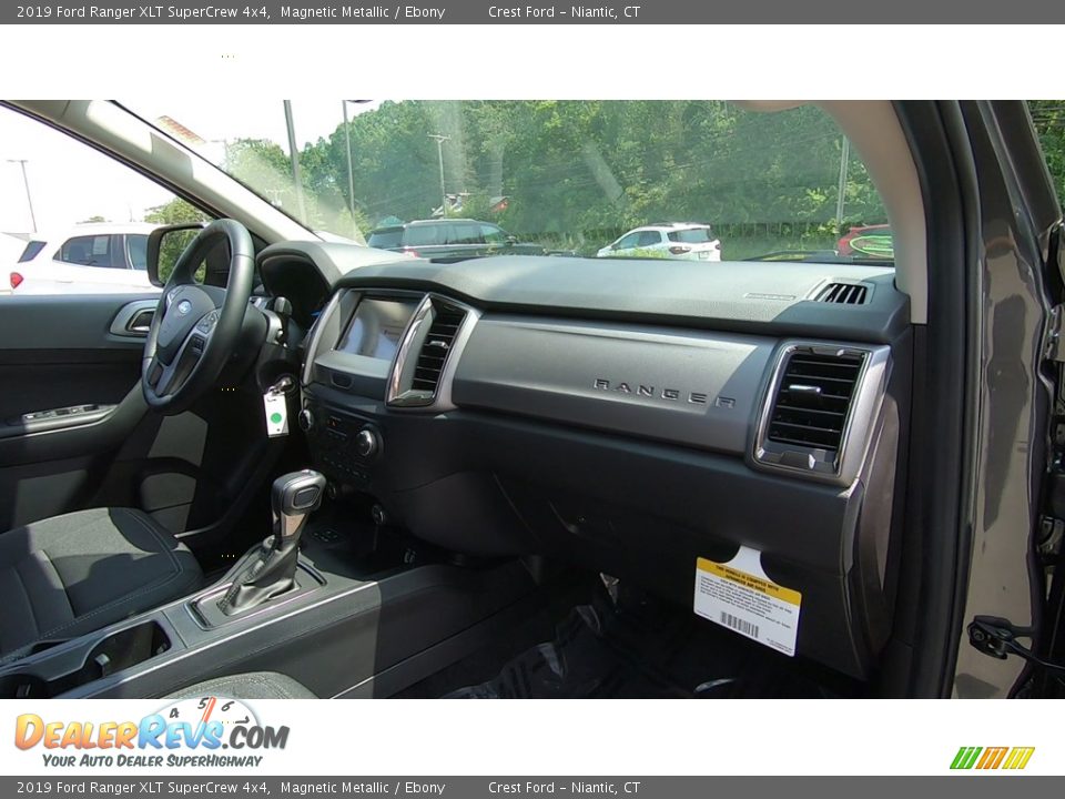 2019 Ford Ranger XLT SuperCrew 4x4 Magnetic Metallic / Ebony Photo #24