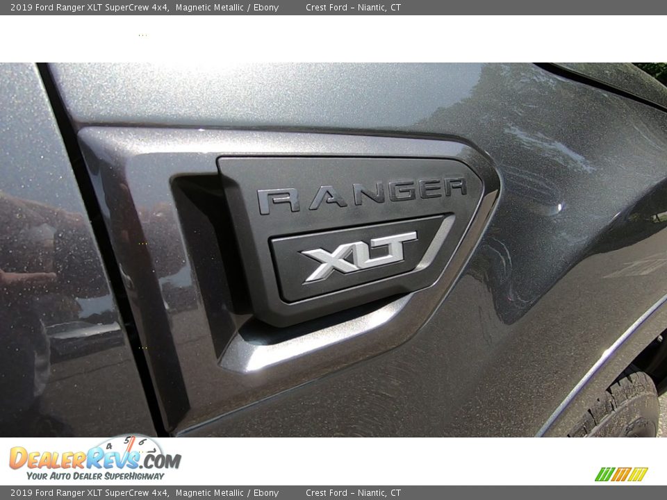 2019 Ford Ranger XLT SuperCrew 4x4 Magnetic Metallic / Ebony Photo #25