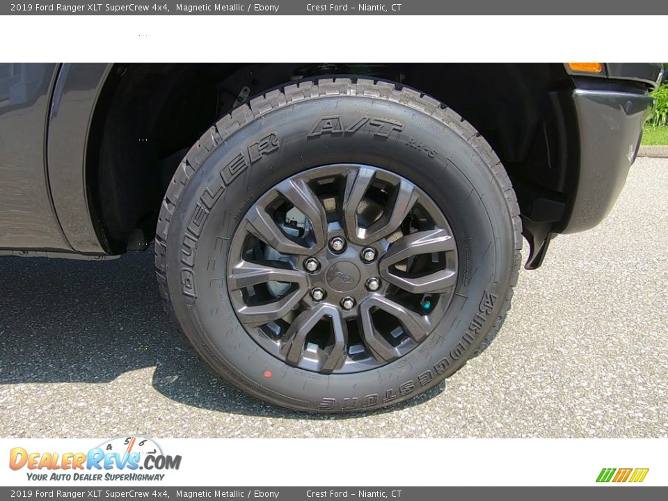 2019 Ford Ranger XLT SuperCrew 4x4 Magnetic Metallic / Ebony Photo #26