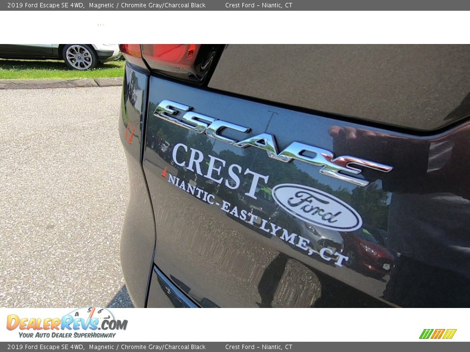 2019 Ford Escape SE 4WD Magnetic / Chromite Gray/Charcoal Black Photo #10