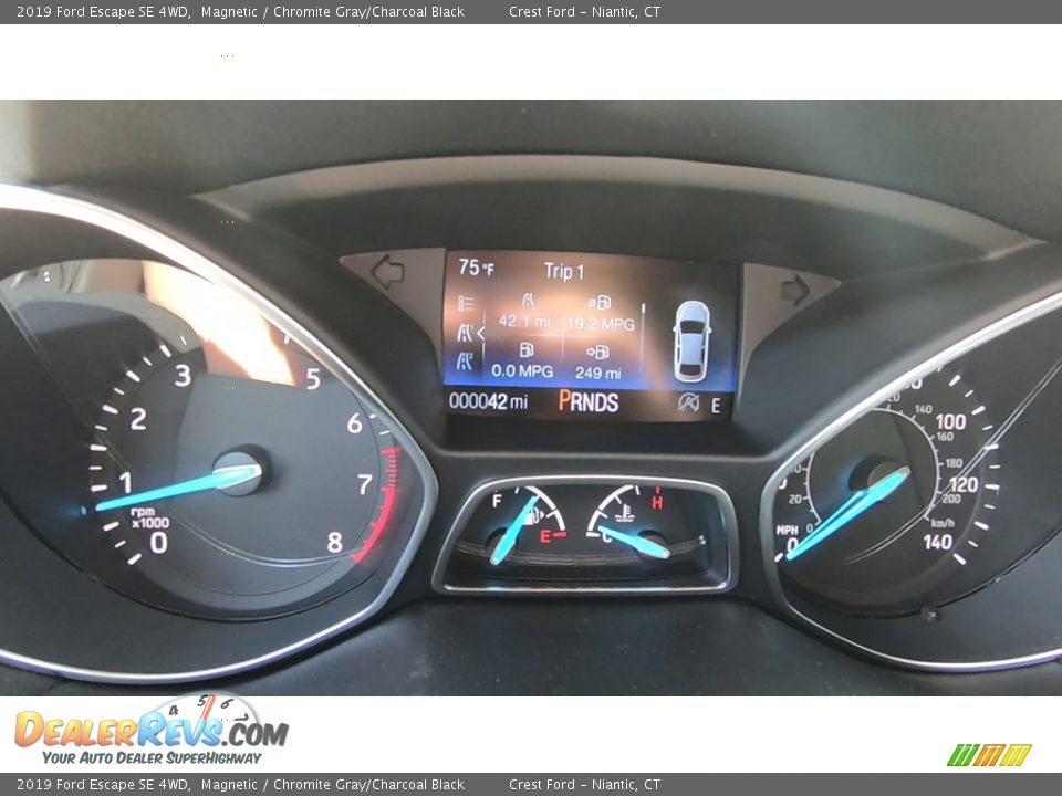 2019 Ford Escape SE 4WD Magnetic / Chromite Gray/Charcoal Black Photo #14