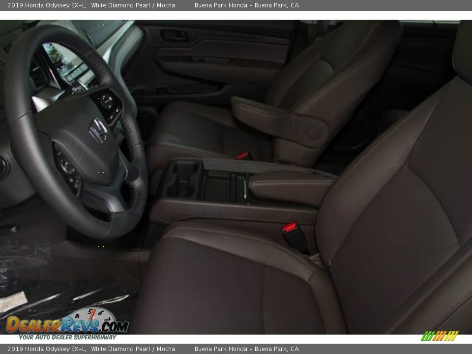 2019 Honda Odyssey EX-L White Diamond Pearl / Mocha Photo #19