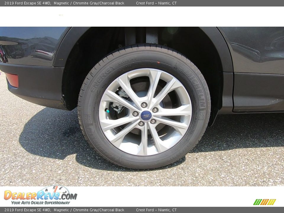 2019 Ford Escape SE 4WD Magnetic / Chromite Gray/Charcoal Black Photo #22