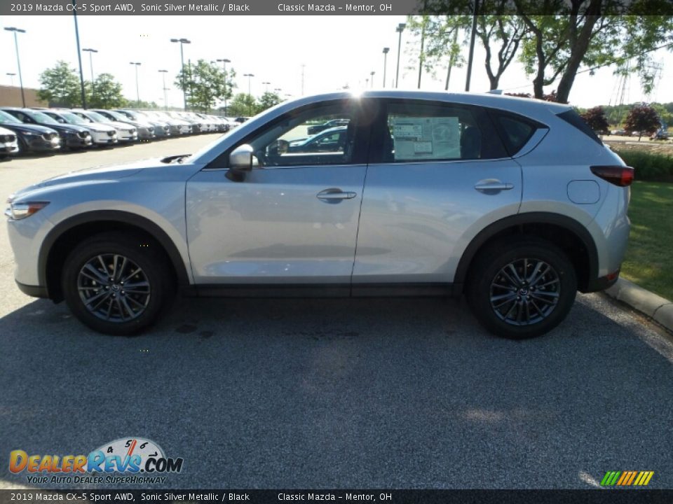 2019 Mazda CX-5 Sport AWD Sonic Silver Metallic / Black Photo #4