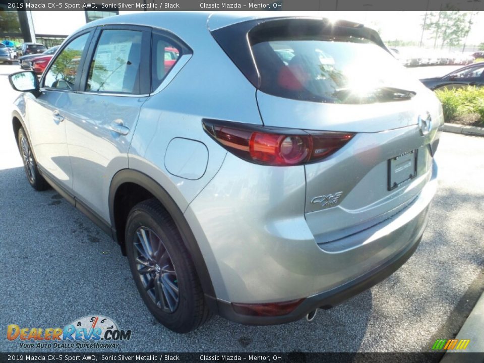 2019 Mazda CX-5 Sport AWD Sonic Silver Metallic / Black Photo #5