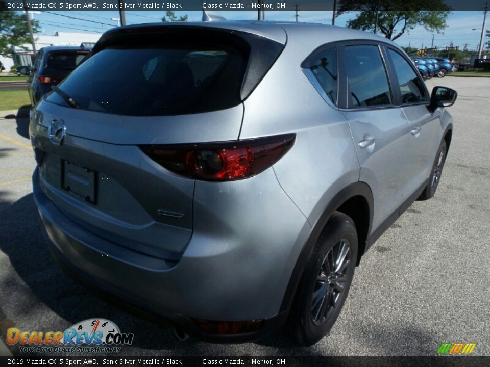 2019 Mazda CX-5 Sport AWD Sonic Silver Metallic / Black Photo #7